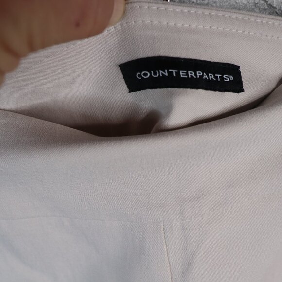 CounterParts Women's Size XL Dress Pants Colour Straw Super Stretch Straight Leg - Picture 8 of 16